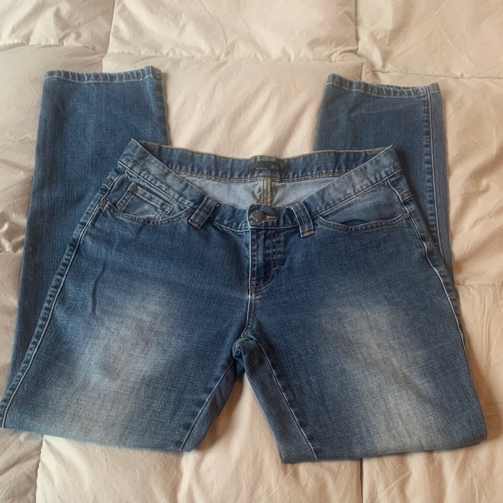 Prana Women's Straight Leg Blue Jeans